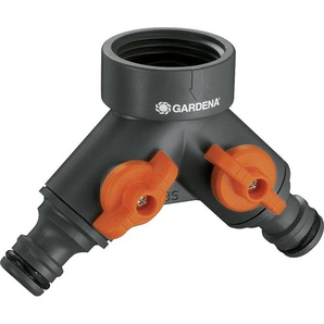 Gardena 2-Wege-Ventil für 1/2 Wasserhahn mit 3/4 Gewinde GLO692150250