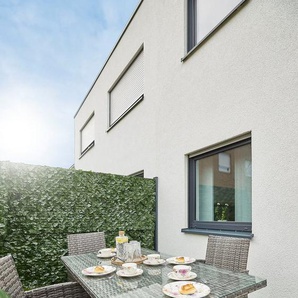 GardenDeluxe living Kunsthecken-Sichtschutz Spalier Efeu, Rankgitter, mit Kunstranke, natürliche Optik, dekorativer Sichtschutz