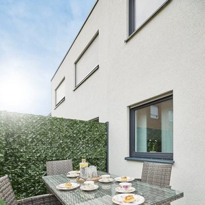 GardenDeluxe living Kunsthecken-Sichtschutz Spalier Efeu, Rankgitter, mit Kunstranke, natürliche Optik, dekorativer Sichtschutz