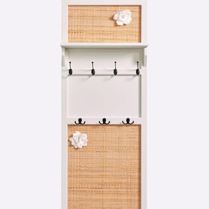 Garderobe HEINE HOME Garderobenpaneele Gr. B/H/T: 61 cm x 180 cm x 15 cm, weiß (weiß, natur) Wandgarderoben