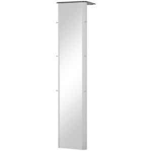 Spiegelgarderobe  Juno ¦ silber ¦ Glas,Metall ¦ Maße (cm): B: 45 H: 193 T: 35.0