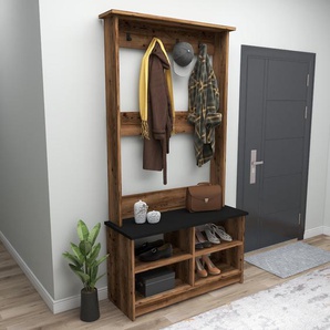 Garderobe Lakay mit Schuhablage