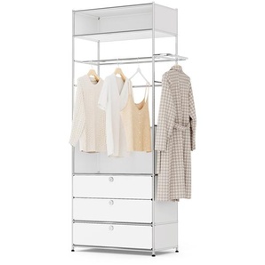 Garderobe Metall »CN3« mit Kleiderstange und 3 Schubladen