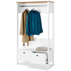 Garderobe mit großen Schubladen