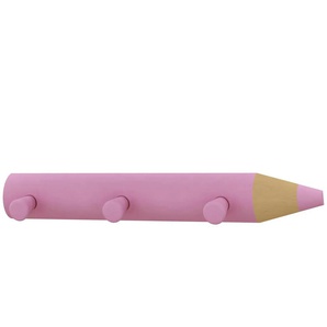 Garderobe  Stifto ¦ rosa/pink ¦ Holzwerkstoff ¦ Maße (cm): B: 37 H: 5 T: 6.0