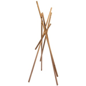 Garderobe Sticks Schönbuch braun, Designer Michael Schwebius, 166x67x51 cm