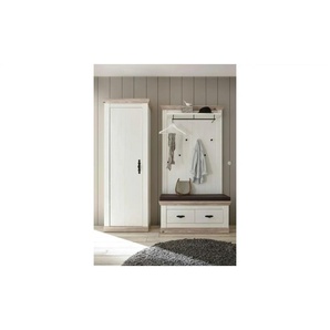 Garderobe - weiß - Materialmix - 190 cm - 201 cm | Möbel Kraft