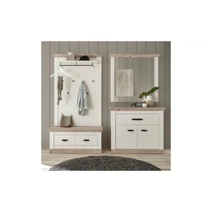 Garderobe - weiß - Materialmix - 224 cm - 201 cm | Möbel Kraft