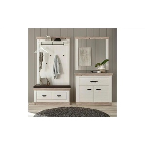 Garderobe - weiß - Materialmix - 224 cm - 201 cm | Möbel Kraft
