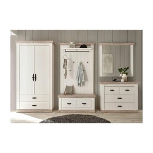 Garderobe - weiß - Materialmix - 341 cm - 201 cm | Möbel Kraft