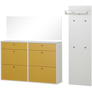Garderoben-Set - gelb - Materialmix - 240 cm - 200 cm - 35 cm | Möbel Kraft