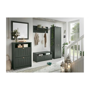 Garderoben-Set - grün - Materialmix - 283 cm - 198 cm - cm 43,0 | Möbel Kraft