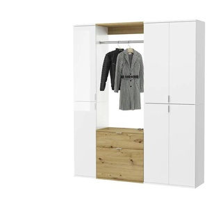 Garderoben-Set  Projekt X ¦ holzfarben ¦ Maße (cm): B: 152 H: 193 T: 34.0