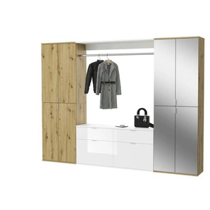 Garderoben-Set  Projekt X ¦ holzfarben ¦ Maße (cm): B: 243 H: 193 T: 34.0