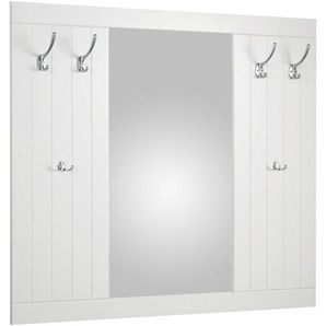 Garderoben-Set HOME AFFAIRE Nekso Kastenmöbel-Sets weiß Garderoben-Sets (2-St) bestehend aus Garderobenpaneel und Sitzbank