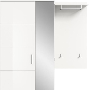 Garderoben-Set INOSIGN Valge Kastenmöbel-Sets Gr. B/H/T: 140 cm x 191 cm x 37 cm, Garderoben-Set, weiß Garderoben-Sets