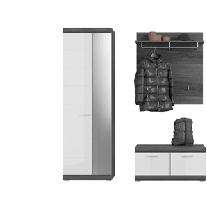 Garderoben-Set  Scout ¦ weiß ¦ Maße (cm): B: 167 H: 197 T: 40.0