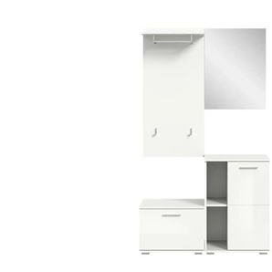 Garderoben-Set | weiß | 110 cm | 191 cm |