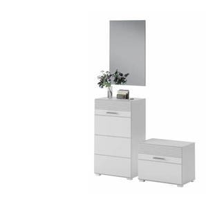Garderoben-Set | weiß | 115 cm | 190 cm | cm 37,0 |