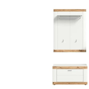 Garderoben-Set | weiß | 73 cm | 191 cm |