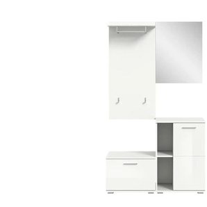 Garderoben-Set   ¦ weiß ¦ Maße (cm): B: 110 H: 191