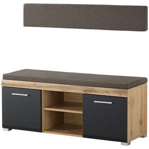 Garderobenbank  Cortina ¦ schwarz ¦ Maße (cm): B: 120 H: 50 T: 40.0