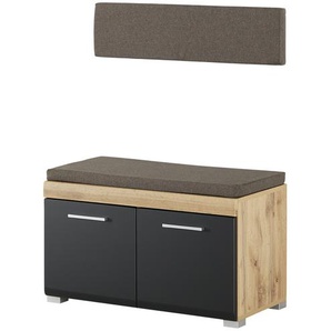 Garderobenbank  Cortina ¦ schwarz ¦ Maße (cm): B: 80 H: 50 T: 40.0