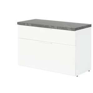 Garderobenbank Fidenza | weiß | 82,3 cm | 53,3 cm | cm 35,2 |