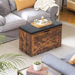Garderobenbank Gowan II 76 x 48 x 40cm Braun
