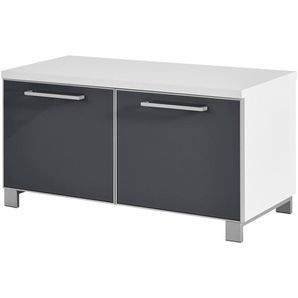 Garderobenbank - grau - Materialmix - 84 cm - 45 cm - 40 cm | Möbel Kraft