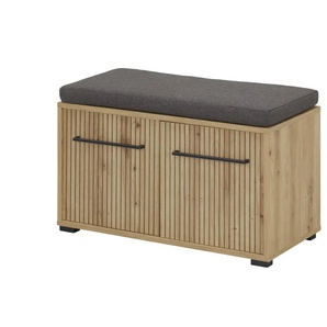 Garderobenbank - holzfarben - Materialmix - 80 cm - 49 cm - cm 40,0 | Möbel Kraft
