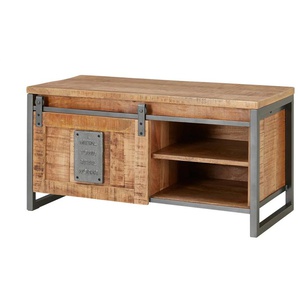 Garderobenbank - holzfarben - Materialmix - 87 cm - 45 cm - cm 40,0 | Möbel Kraft