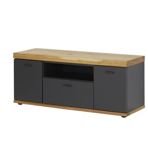 Garderobenbank - schwarz - Materialmix - 110 cm - 46 cm - cm 37,0 | Möbel Kraft