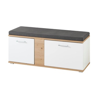 Garderobenbank Sinsao | weiß | 120 cm | 50 cm | cm 38,0 |