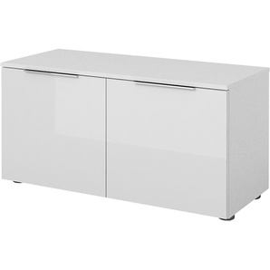 Garderobenbank - weiß - Materialmix - 90,2 cm - 46,4 cm - 40 cm | Möbel Kraft