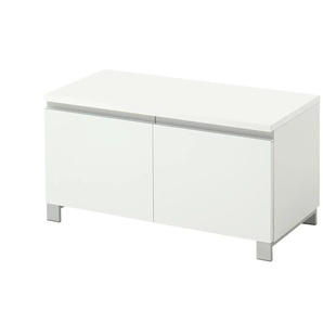 Garderobenbank - weiß - Materialmix - 84 cm - 45 cm - cm 40,0 | Möbel Kraft