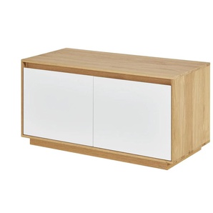 Garderobenbank - weiß - Materialmix - 86 cm - 45 cm - cm 40,0 | Möbel Kraft