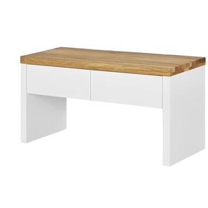 Garderobenbank - weiß - Materialmix - 91 cm - 48 cm - cm 38,0 | Möbel Kraft