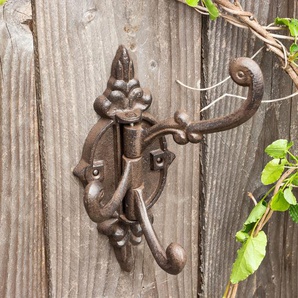 Garderobenhaken, 180 Grad schwenkbarer Haken, Gusseisen, sehr stabile, wie antik