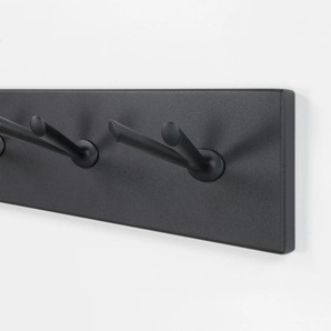 Garderobenhalter SPINDER DESIGN Pull Gr. B/H/T: 104,5 cm x 12,5 cm x 10 cm, schwarz Ständer, Halterungen Haken