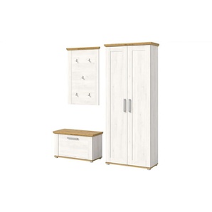 Garderobenkombination  Verona ¦ holzfarben ¦ Maße (cm): B: 175 H: 196 T: 39.0