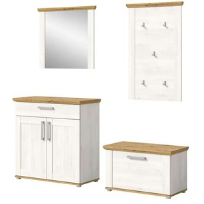 Garderobenkombination Verona ¦ holzfarben ¦ Maße (cm): B: 190 H: 196 T: 39.0