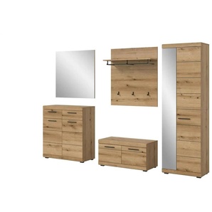 Garderobenkombination 5-teilig  Scout ¦ holzfarben ¦ Maße (cm): B: 272 H: 197