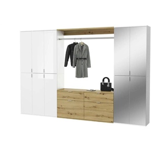 Garderobenkombination  Projekt X ¦ holzfarben ¦ Maße (cm): B: 273 H: 193 T: 34.0