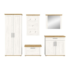 Garderobenkombination  Verona ¦ holzfarben ¦ Maße (cm): B: 285 H: 196 T: 39.0