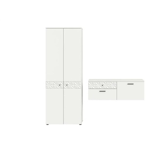 Garderobenkombination | weiß | 195 cm | 192 cm | cm 34,0 |