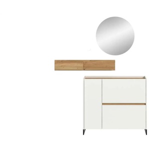 Garderobenkombination ¦ weiß ¦ Maße (cm): B: 197 H: 140