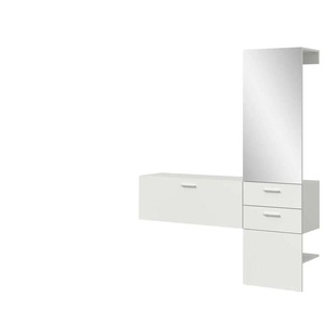 Garderobenkombination   ¦ weiß ¦ Maße (cm): B: 156 H: 190