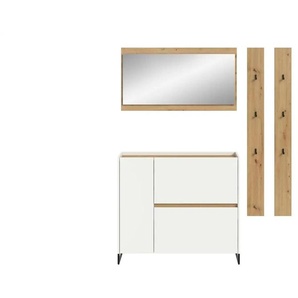 Garderobenkombination   ¦ weiß ¦ Maße (cm): B: 192 H: 172