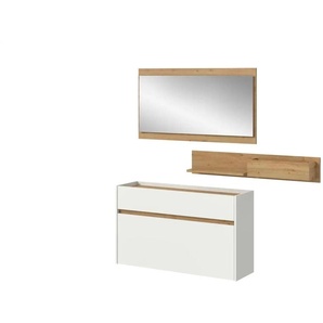 Garderobenkombination   ¦ weiß ¦ Maße (cm): B: 192 H: 140